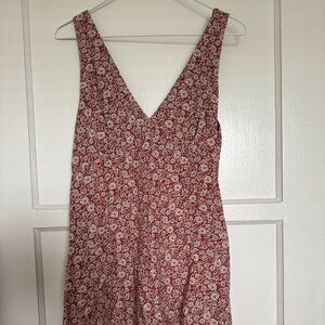 RHYTHM floral mini dress with back tie